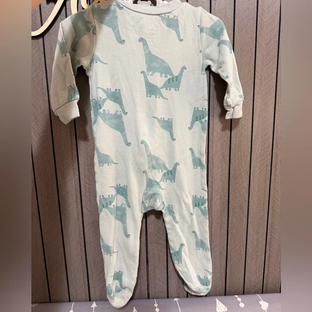 ❤️ BUNDLE 4 for $20 Carter's Blue Dinosaur Print Footie